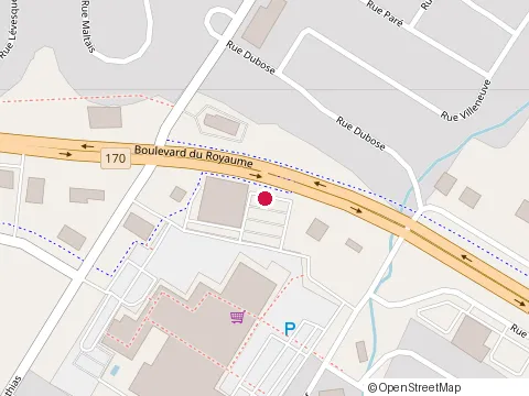 Location of Boston Pizza at 2673 Royaume Blvd, Jonquière