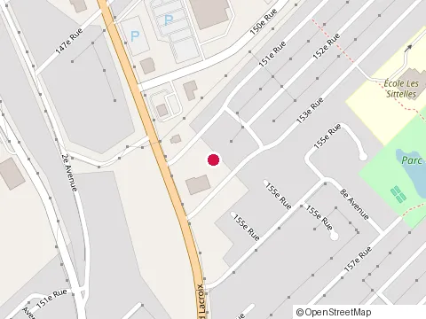 Location of Boston Pizza at 14917 Bd Lacroix, Saint-Georges