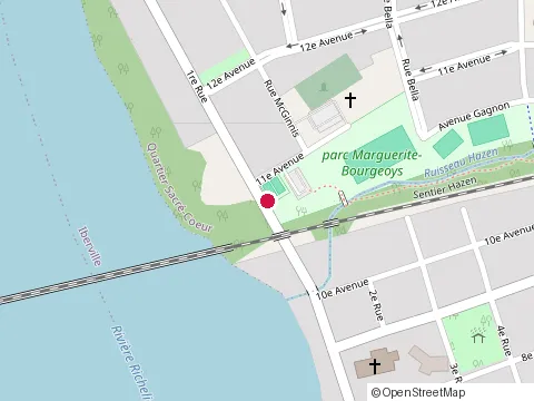 Emplacement de Centre Marguerite-Bourgeoys au 400 1Re Rue, Saint-Jean-sur-Richelieu