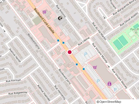 Location of Club Entrepot Laval at 1005 Bd du Curé-Labelle, Laval