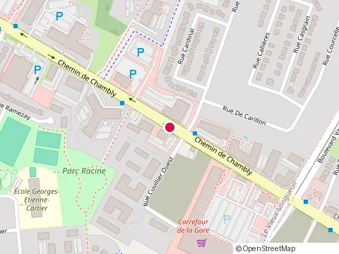 Location of Club Entrepot Longueuil at 3708 chemin de Chambly, Longueuil