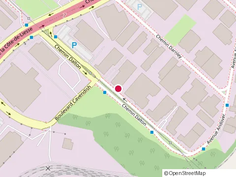 Location of Cmm at boulevard Cavendish Saint-Laurent 8080, Saint-Laurent