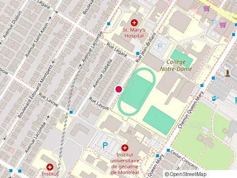 Location of Colliers International at 4305 Rue Jean-Brillant, Montréal