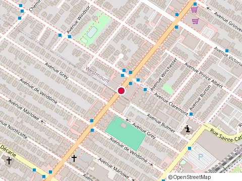 Location of Copper Branch at 5003 Rue Sherbrooke O, Westmount