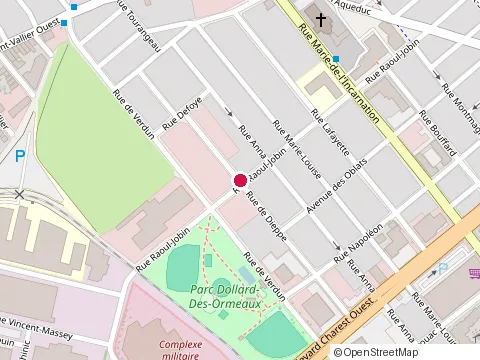 Location of Cuisine Centrale la Piazzetta at 255 Rue de Dieppe, Québec
