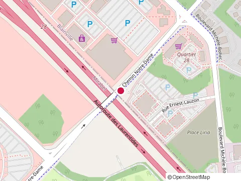 Location of Doyle Optometrists & Opticians at 18125 Chemin Notre Dame, Mirabel
