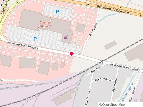 Location of Dr. Roxanne Blais at 3460 Boulevard Saint-François, Jonquière
