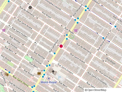 Location of Easyfinanciere at 809 Avenue du Mont-Royal E, Montréal