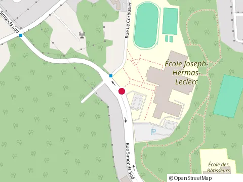 Location of Ecole Secondaire J-H Leclerc at 1111 Rue Simonds S, Granby