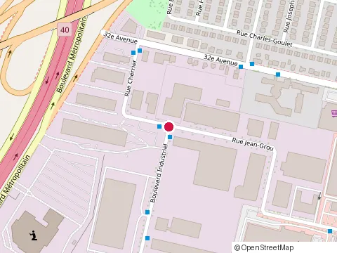 Location of Excavation Loiselle at 12905 Rue Jean-Grou, Montréal