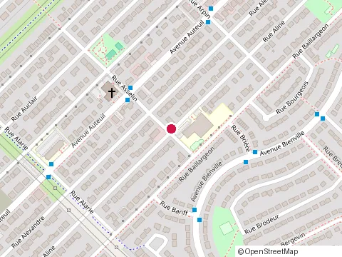 Location of Good Shepherd School at 5770 Rue Aline, Brossard