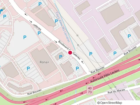 Location of Grand Hôtel Times - Québec (Boul. des Galeries) at 5100 Bd des Galeries, Québec