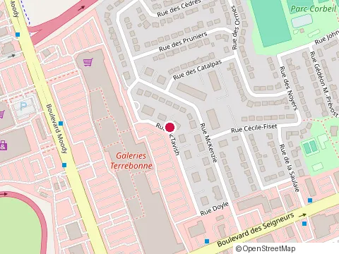 Location of Greiche & Scaff Terrebonne at Galeries de Terrebonne 1185 Boulevard Moody #131, Terrebonne