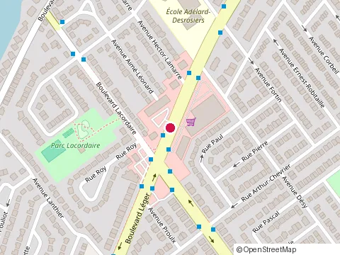 Emplacement de Groupe Forget, Audioprothésistes au 5775 Boulevard Léger, Montréal-Nord