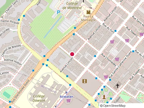 Location of Haddon Hall at 2255 Rue Lambert-Closse, Montréal