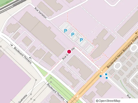 Location of Industries Hagen Ltd at 3235 Rue Guénette, Saint-Laurent