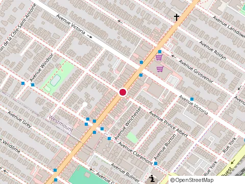 Location of James Perse – Côté Cuisine at 4869 Sherbrooke St W, Westmount