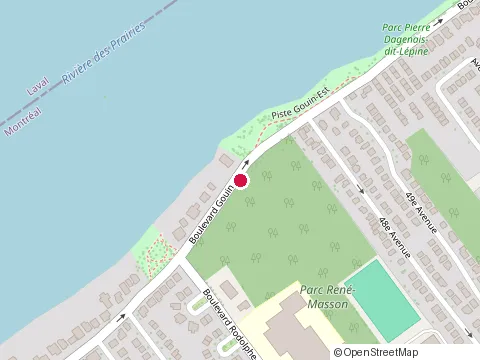 Location of Jean-Grou Annexe Ecole at 9030 boulevard Gouin E, Montréal