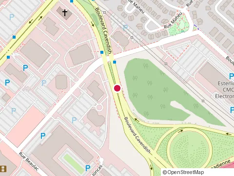Location of Kativik Ilisarniliriniq at 9800 boulevard Cavendish, Saint-Laurent