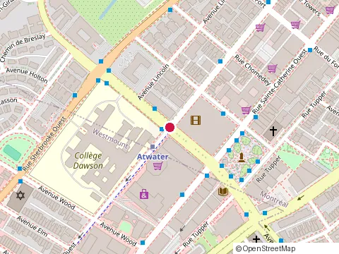 Location of Ksh at 3400 Boulevard de Maisonneuve O, Montréal
