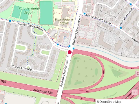 Location of la Piazzetta Candiac at 215 boulevard Jean-Leman, Candiac