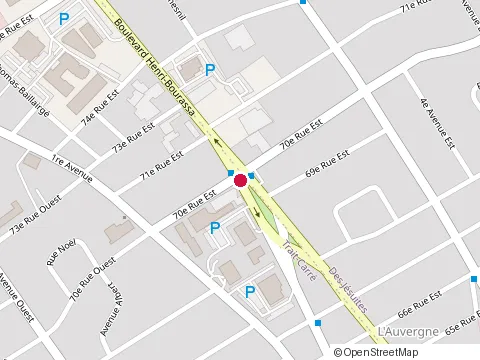 Location of la Piazzetta Charlesbourg at 6975 avenue Isaac Bédard, Québec
