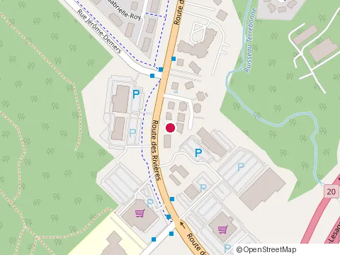 Location of la Piazzetta St-Nicolas at 1520 route des Rivières, Saint-Nicolas