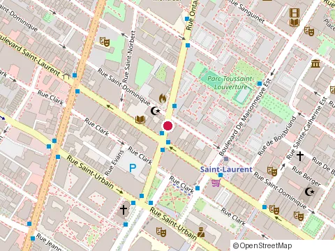 Location of Lareau - Courtiers d'Assurances at 21 Rue Ontario O, Montréal