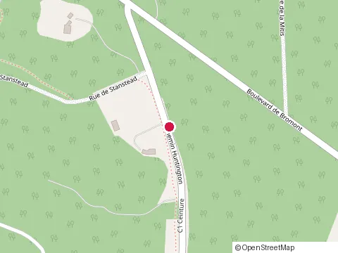 Location of le Chalet du Lac at 500 Chemin Huntington, Bromont