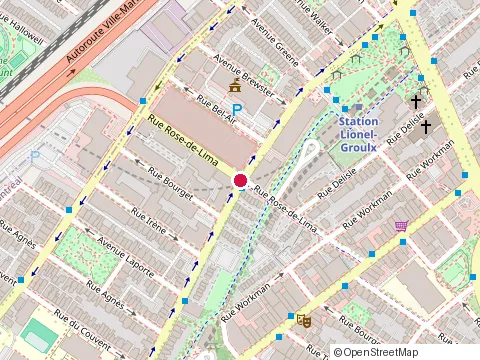 Location of Lemay at 3500 Rue Saint-Jacques, Montréal