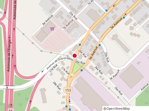 Location of Maxi Shawinigan Grand-Mère at 2650 avenue de Grand-Mère, Shawinigan