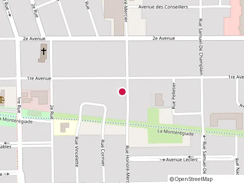 Emplacement de Navada - Drummondville au 1872 Rue Power, Drummondville