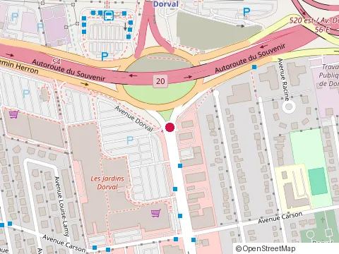 Location of Nickels Deli at 462 Avenue Dorval, Dorval