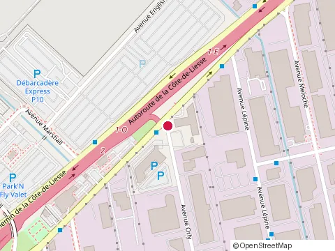 Location of Northern Quebec Module at 695 Avenue Orly, Dorval