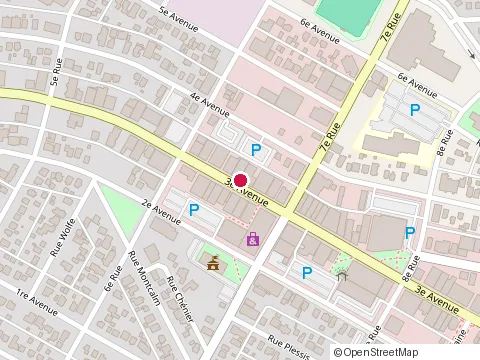 Location of Opto-Réseau Val d'Or at 887 3E Avenue, Val-d'Or