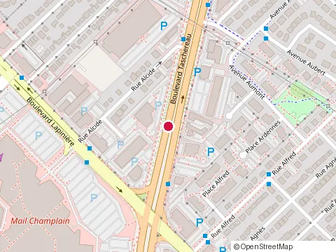 Location of Pacini Brossard at 6400 Bd Taschereau #101, Brossard