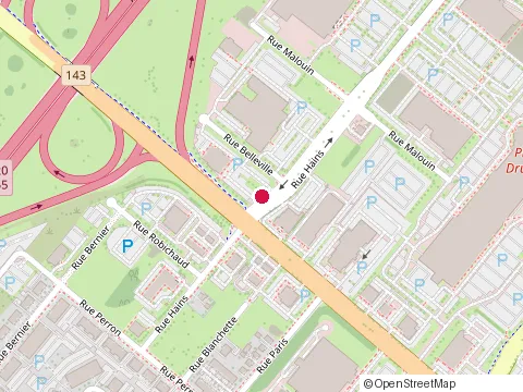 Location of Pacini Drummondville at 915A Hains St, Drummondville