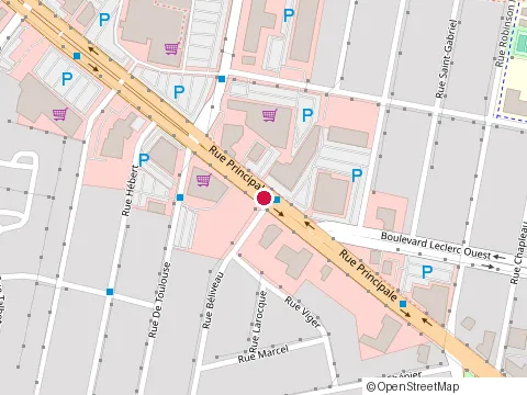 Location of Pacini Granby at 740 Rue Principale, Granby