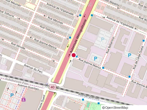 Location of Pageau Morel et Associés Inc. at 210 Boulevard Crémazie O, Montréal