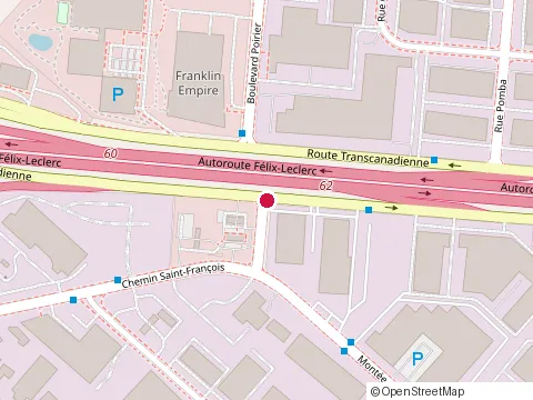 Location of Pipeline at Trans-Canada Rte Saint-Laurent 8300, Saint-Laurent