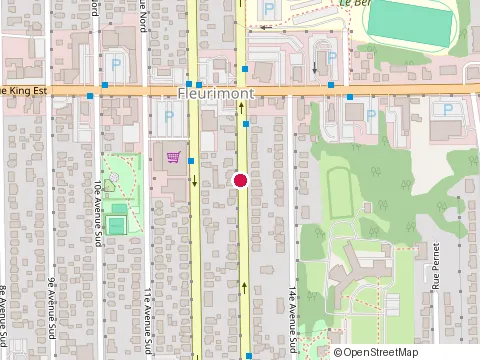 Location of Pizza Salvatoré at 901 Rue King E, Sherbrooke