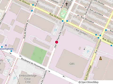 Location of Renaud-Bray at 5655 Avenue Pierre-de Coubertin, Montréal