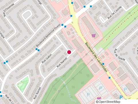 Location of Restaurant Boustan at 2146 Boulevard des Laurentides, Vimont