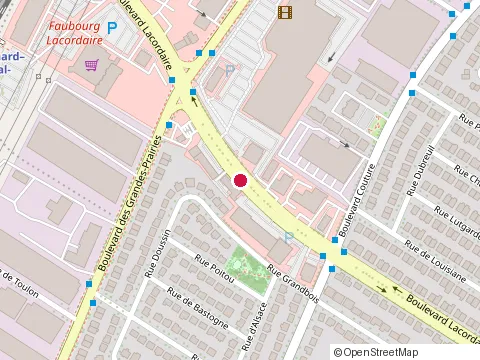 Location of Restaurant Boustan at 9216 Boulevard Lacordaire, Saint-Léonard