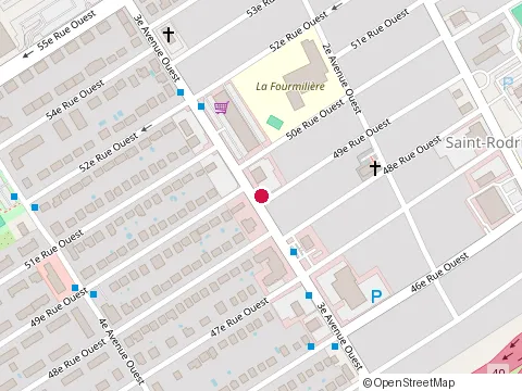 Location of Restaurant Normandin Charlesbourg at 4960 3E Avenue O, Québec