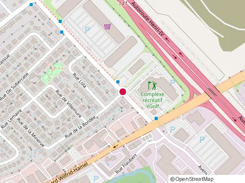 Location of Restaurant Normandin Hamel at 5146 Wilfrid-Hamel Blvd, Québec