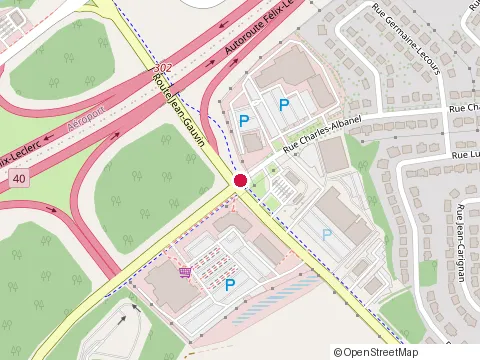 Location of Restaurant Normandin Jean Gauvin at 1243 Rue Charles Albanel, Québec