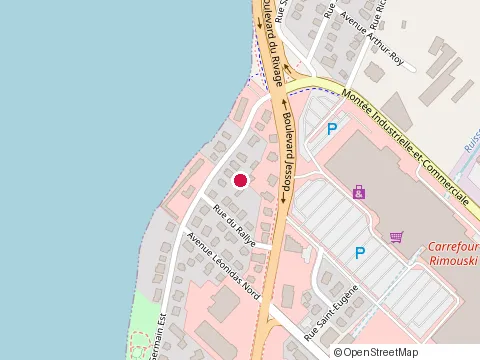 Location of Restaurant Normandin Rimouski at 405 Bd Jessop, Rimouski
