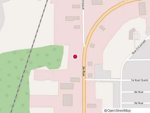 Location of Restaurant Rendez-Vous-Copains at 926 3E Rue, Chibougamau
