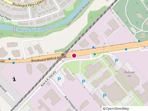 Location of Robover at 1595 boulevard Wilfrid-Hamel, Québec